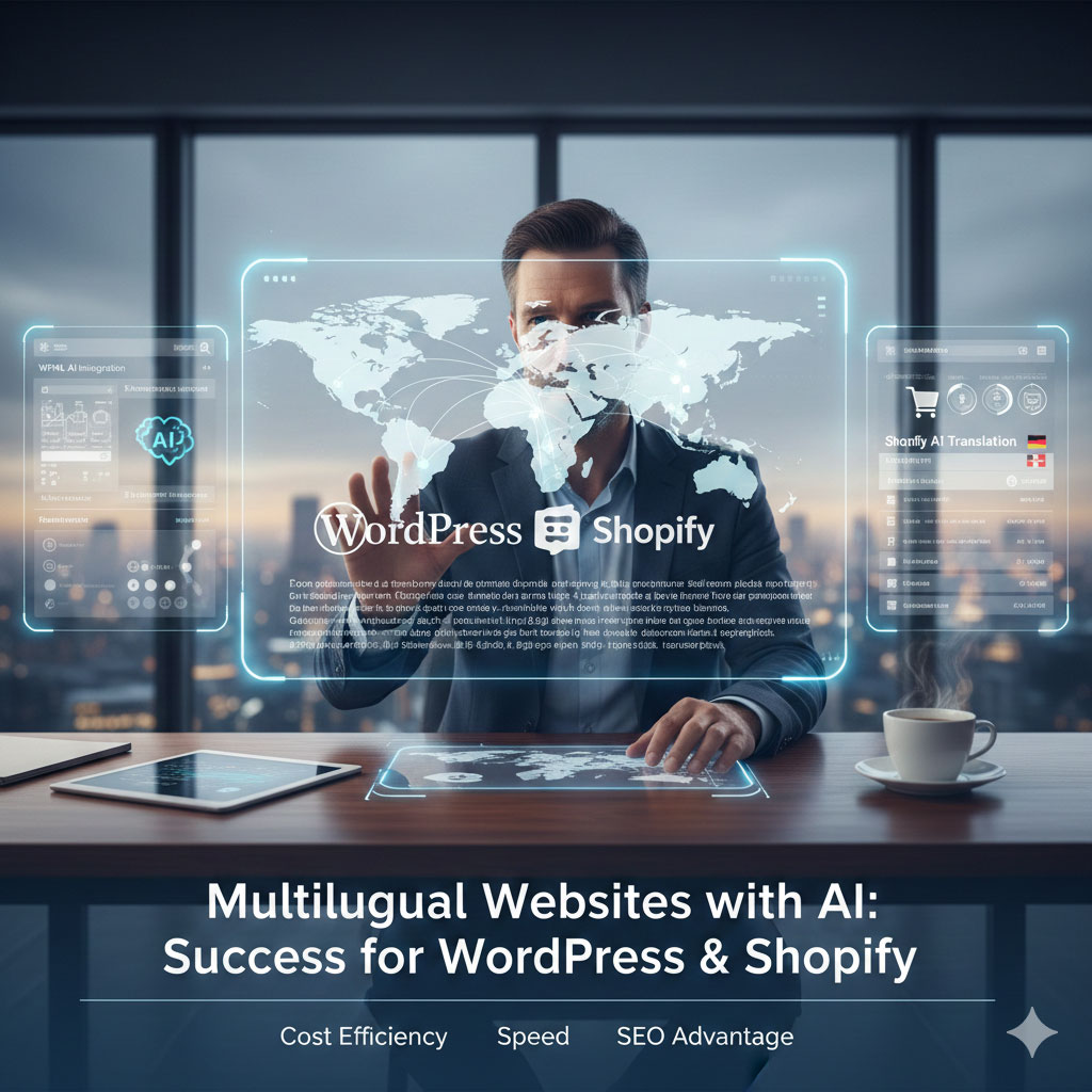 AI for multilingual WordPress and Shopify websites
